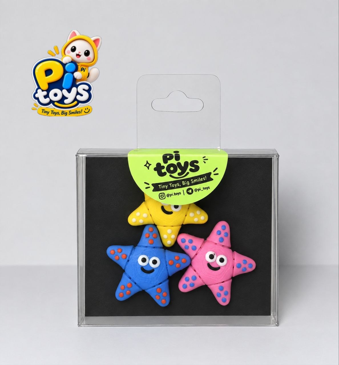 عروسکهای رنگی پک Starfish Family